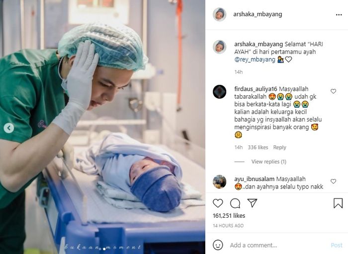 arti nama Arshakalif Muhammad Mbayang, putra pertama Rey Mbayang dan Dinda Hauw