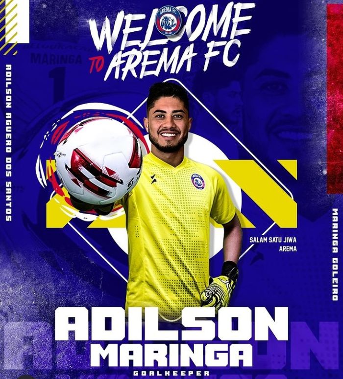 Adilson Maringa, kiper asing Arema FC