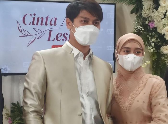 Rizky Billar dan Lesti Kejora saat ditemui di Kebayoran, Jakarta Selatan, Rabu (23/6/2021). 