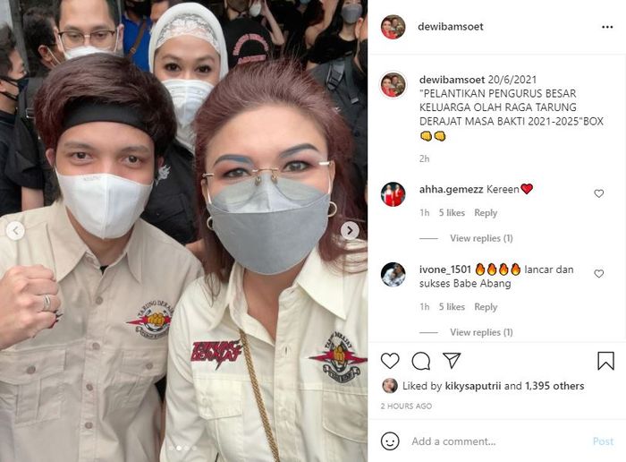 Dewi Bamsoet dan Atta Halilintar hadiri pelantikan PB KODRAT