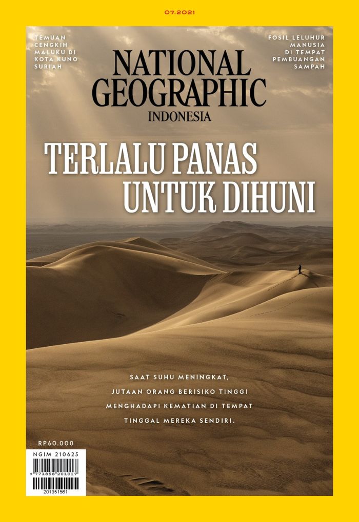 Sampul majalah National Geographic Indonesia edisi Juli 2021.