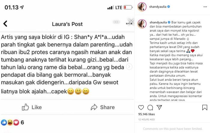 Unggahan Shandy Aulia