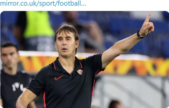 Eks pelatih Sevilla yang kini menangani Wolverhampton, Julen Lopetegui.