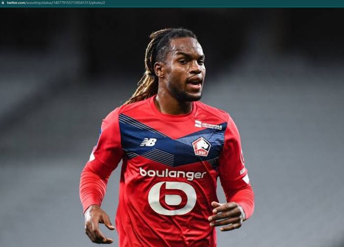 Renato Sanches kala berseragam Lille.