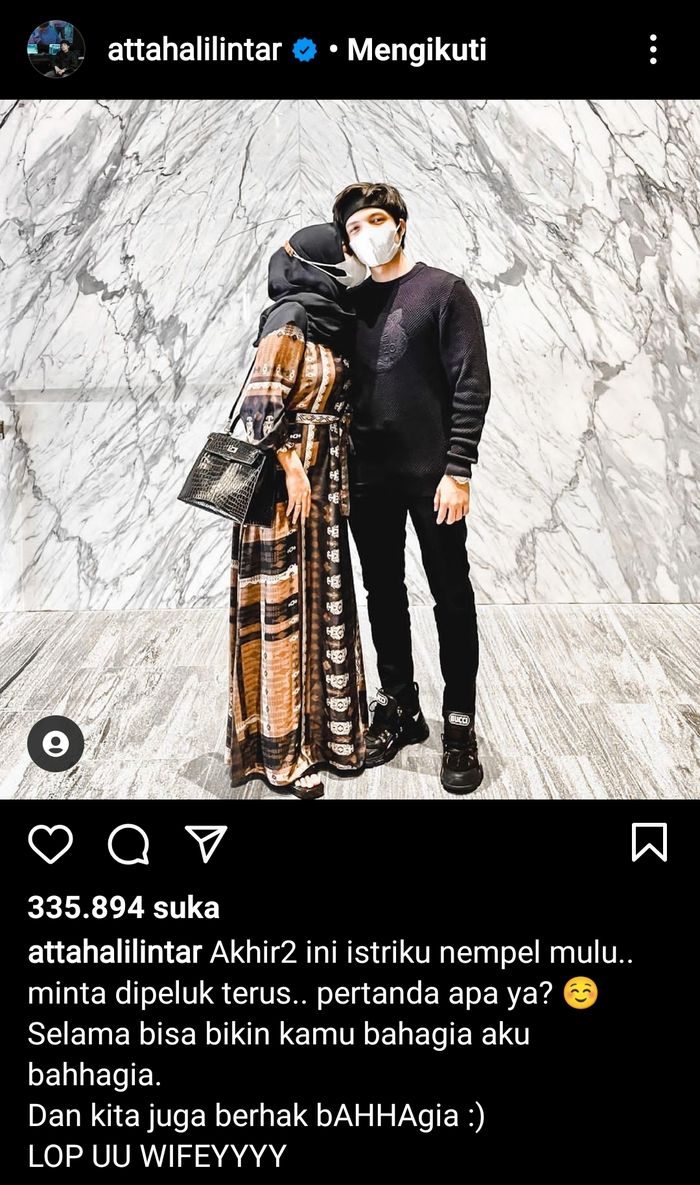Atta Halilintar bingung dengan kelakuan Aurel Hermansyah.