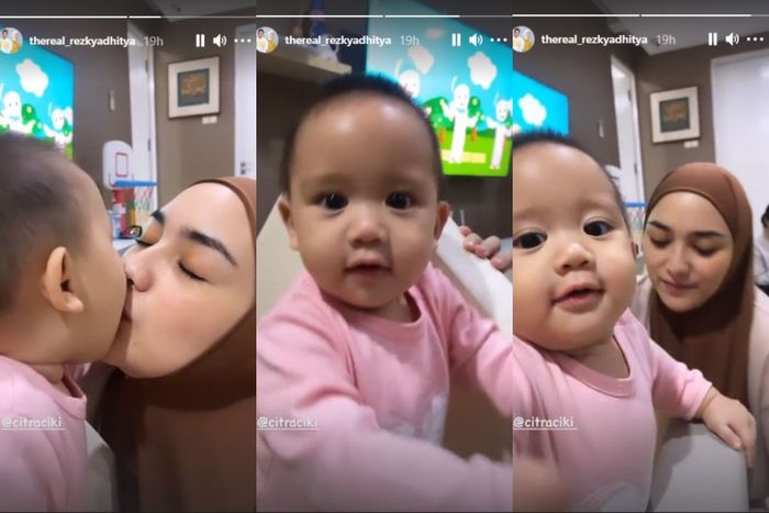 Rezky Aditya Bagikan Momen Kebersamaannya dengan Citra Kirana dan Sang Putra.