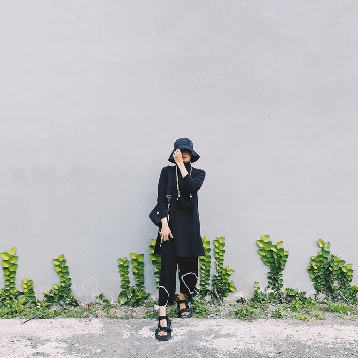 OOTD modis ala Ayudia Bing Slamet.