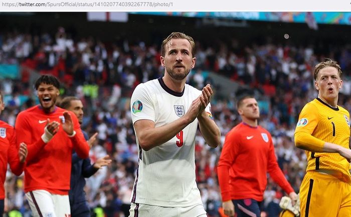 Striker timnas Inggris, Harry Kane.