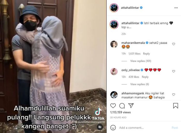Perlakuan Aurel Hermansyah sebelum menyambut Atta Halilintar 