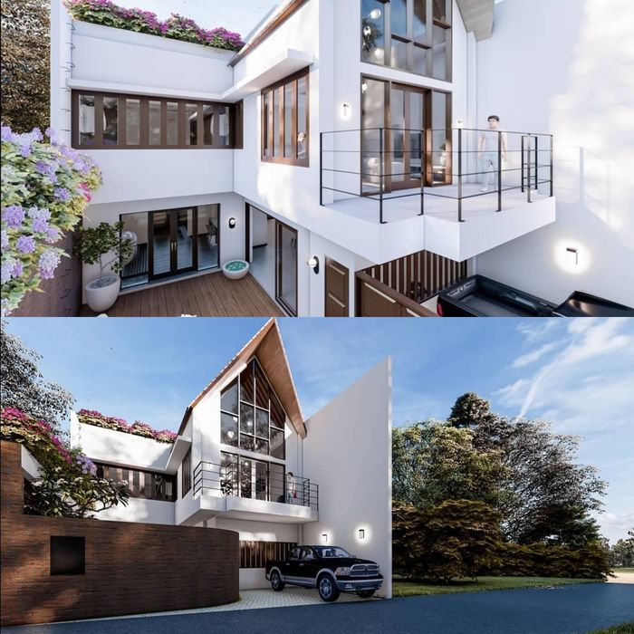 Esterior rumah artis Raisa dan Hamish Daud di Bali.