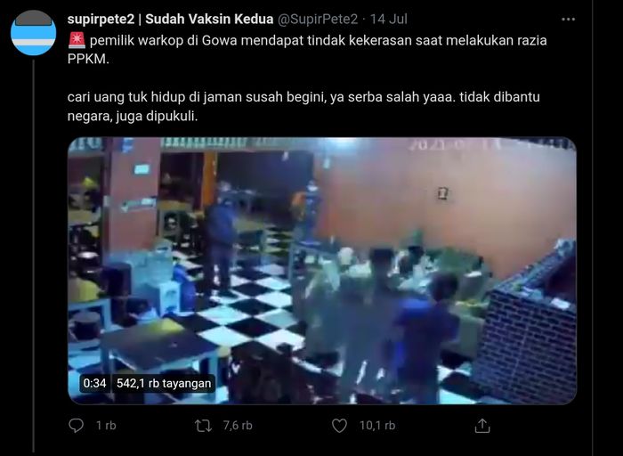 Video viral satpol PP diduga memukul wanita hamil 