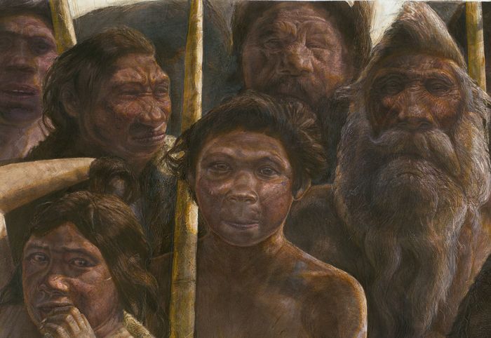 Ilustrasi manusia purba
