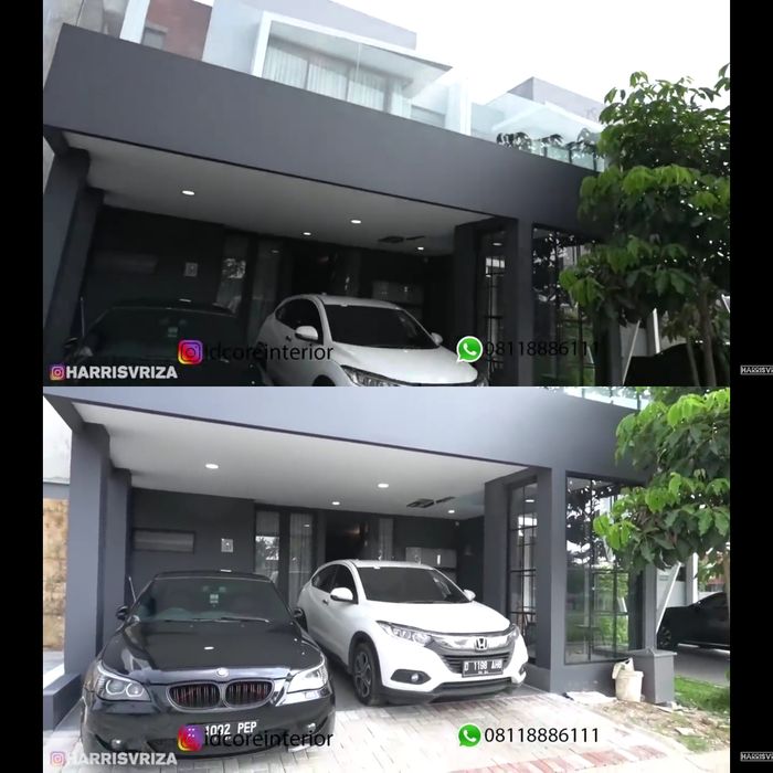 Eksterior rumah artis Harris Vriza.