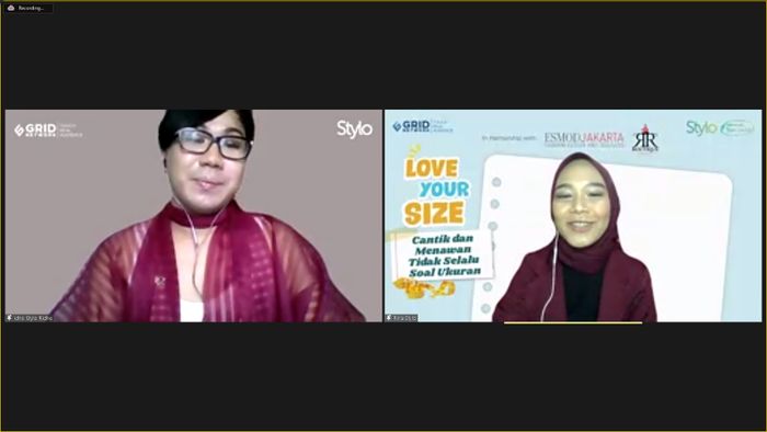 Opening dari Host, Rina Stylo dan Sambutan dari Idho Stylo di Acara Talkshow Interaktif Love Your Size