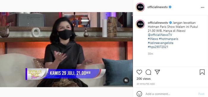 Desiree Tarigan akan bongkar kondisi rumah tangganya secara gamblang dalam program Hotman Paris Show, pada Kamis (29/7/2021) pukul 21.00 WIB