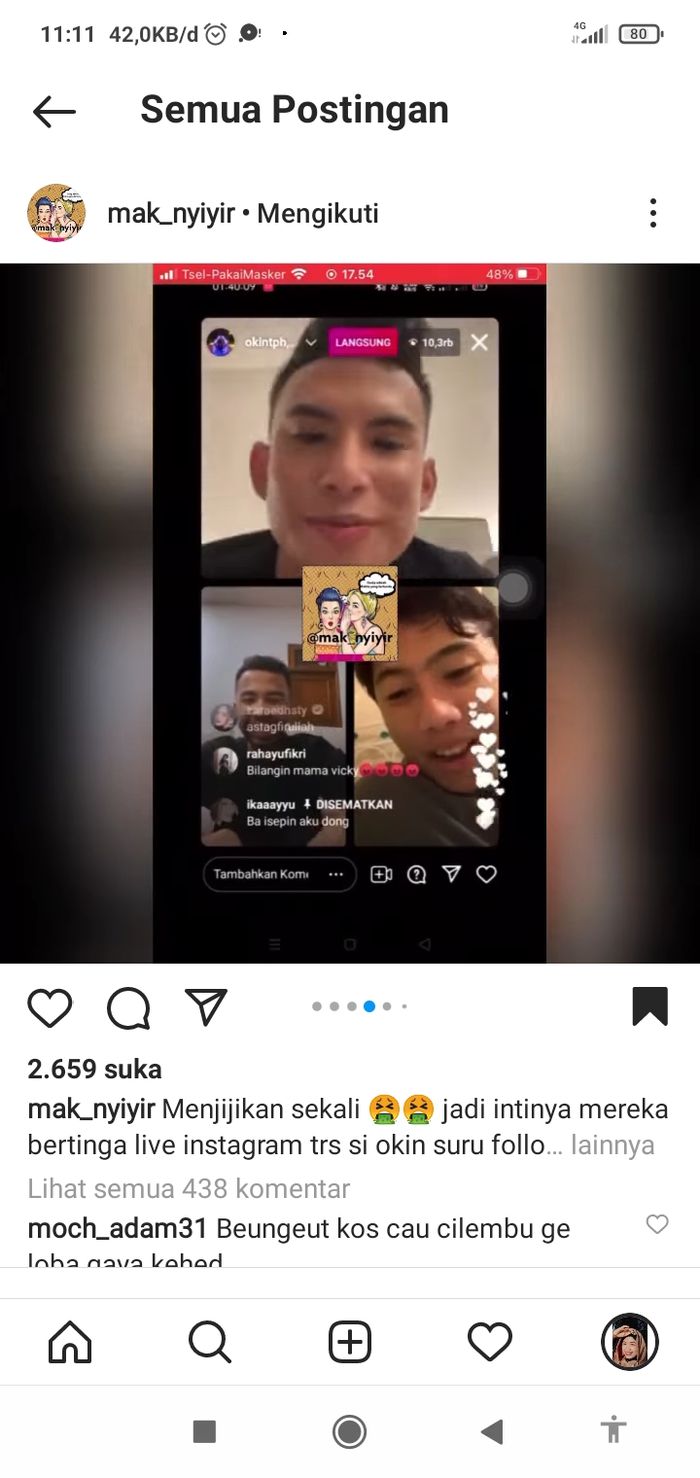 Niko Al Hakim dinilai melakukan kekerasan seksual pada seorang wanita saat melakukan live instagram.
