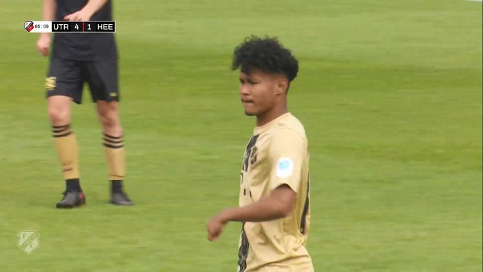 Bagus Kahfi saat tampil bersama Jong Utrecht melawan Jong SC Heerenveen, Selasa (3/8/2021)
