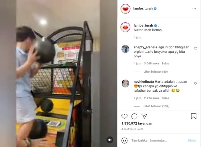 Raffi Ahmad bawa game center di mall ke dalam rumanhnya untuk Rafathar.