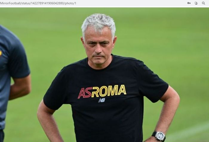 Pelatih AS Roma, Jose Mourinho.