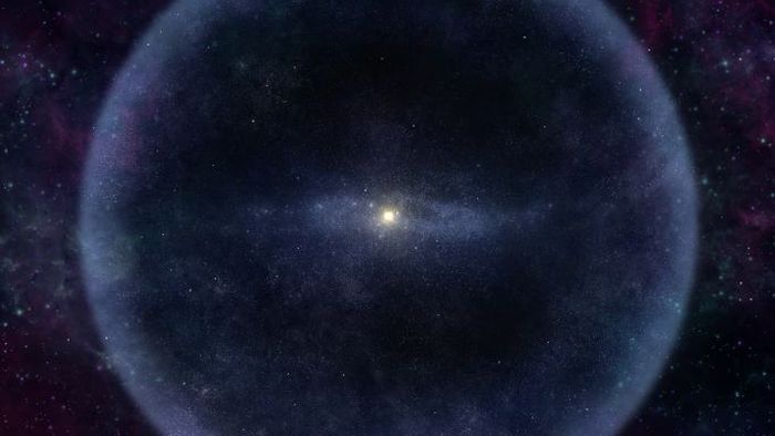 Awan Oort, awan komet yang berada di area paling luar tata surya.