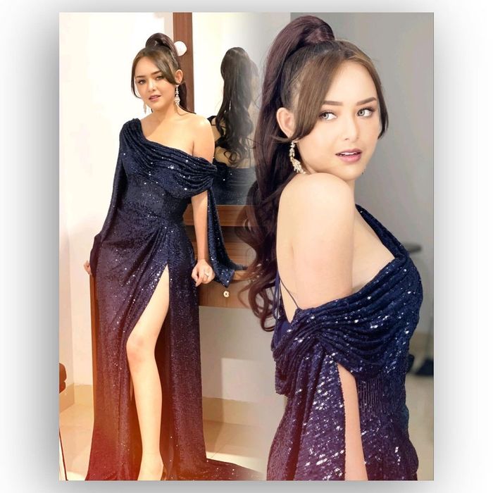 Penampilan Amanda Manopo pada acara Indonesian Drama Series Awards 2021.