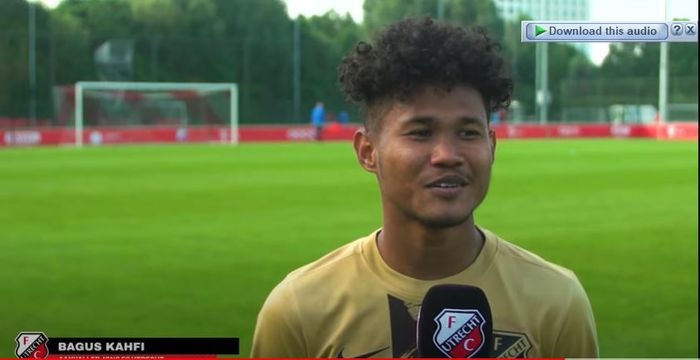 Bagus Kahfi mengakui instingnya sebagai striker yang membantu dirinya mencetak gol kedua untuk Jong FC Utrecht dalam laga melawan La Louviere Centre, Jumat (3/9/2021).