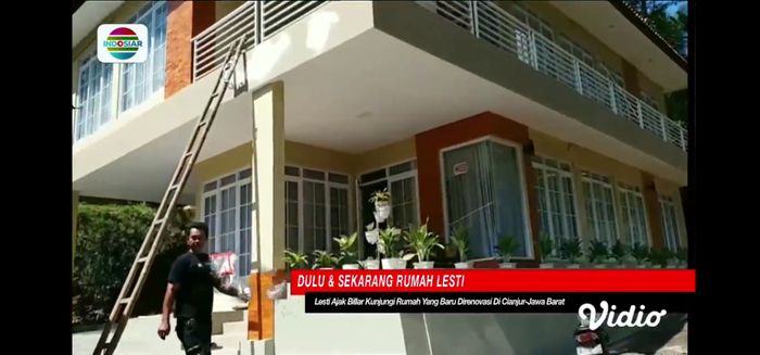 Rumah artis Lesti Kejora di Cianjur.