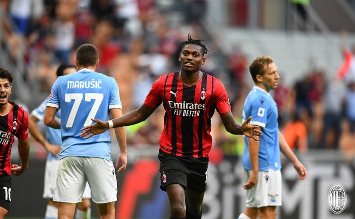 Rafael Leao turut menyumbang satu gol dalam kemenangan 2-0 AC Milan atas Lazio pada laga pekan ke-3 Liga Italia 2021-2022.