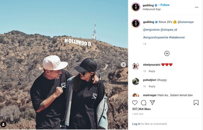 Gading Martin dan Luna Maya 