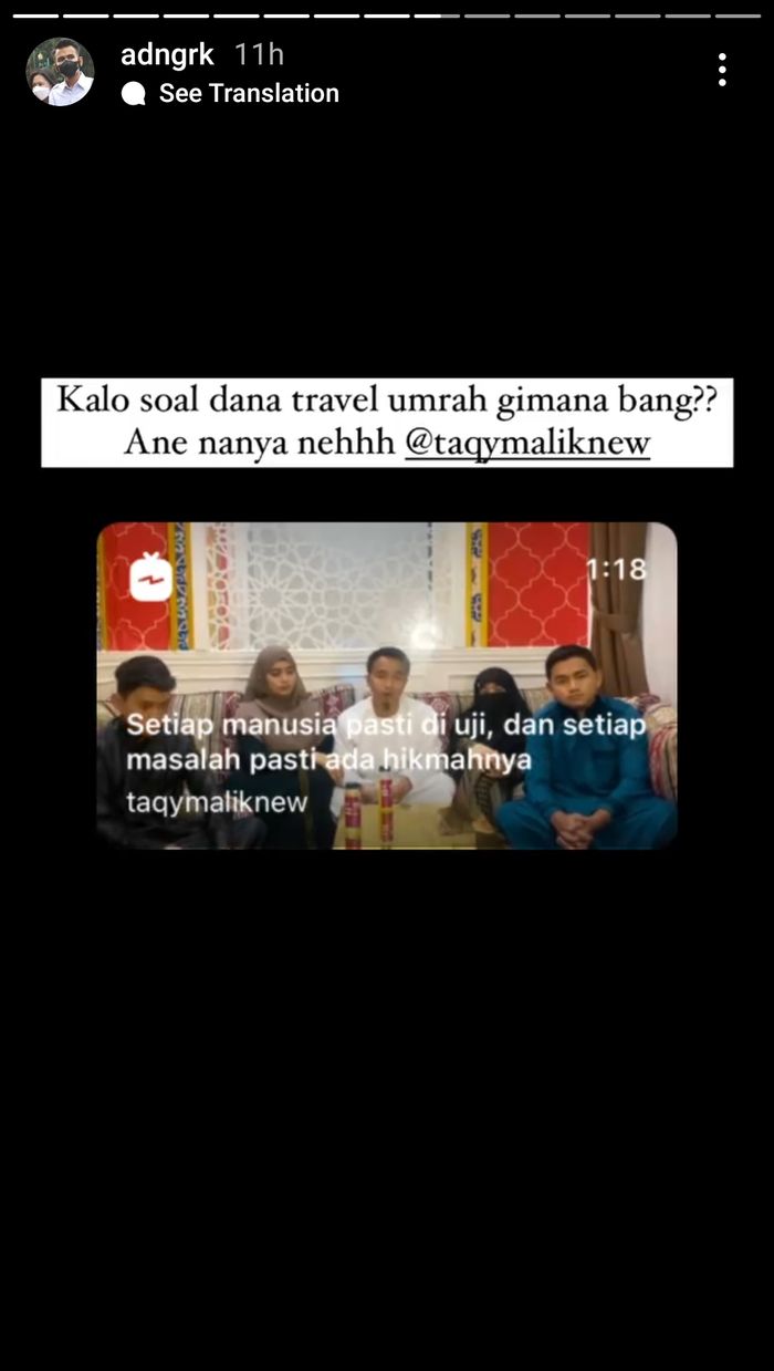 Adam Deni, pegiat media sosial, membongkar isu berdasarkan testimoni pelanggan yang kecewa dengan bisnis Taqy Malik.