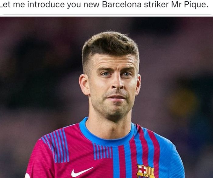 Bek tengah Barcelona, Gerard Pique.