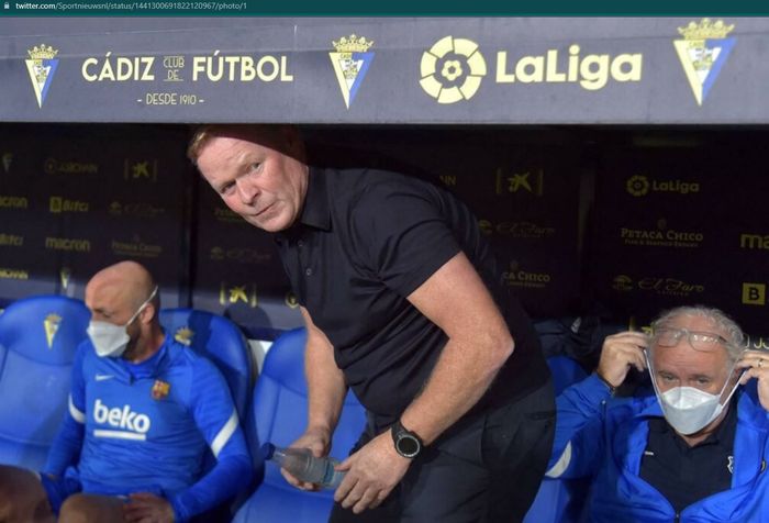 Pelatih Barcelona, Ronald Koeman.