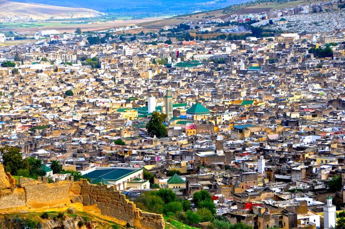 Kota Fez, Maroko, kota tua yang diakui sebagai situs warisan dunia oleh Unesco