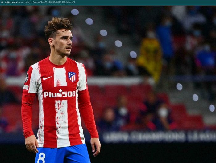 Penyerang Atletico Madrid, Antoine Griezmann, bakal berhadapan dengan Barcelona pada pekan ke-8 Liga Spanyol 2021-2022.