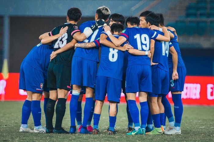 Skuad timnas Taiwan saat tampil di Kualifikasi Piala Dunia 2022 Zona Asia.