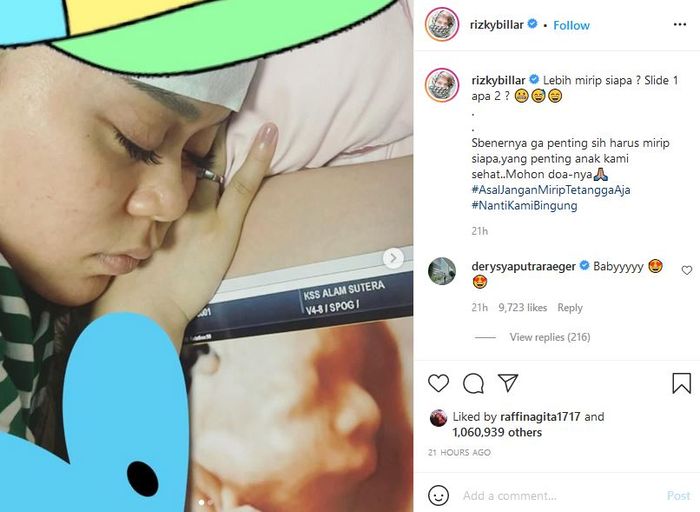 Postingan Rizky Billar