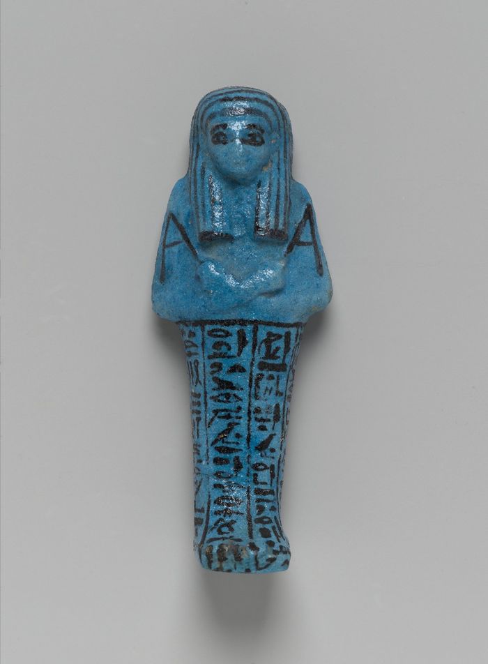 Ushabti Nesitanebetashru, putri Pinedjem II (akhir Dinasti ke-21), sekitar 1075-945 sebelum Masehi.