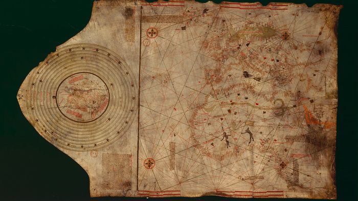 'Tierra de gigantes' atau 'Tanah Para Raksasa'. Temuan seorang penulis Italia, Galvaneus Flamma, yang menggambarkan Amerika 150 tahun sebelum kedatangan Christopher Columbus.
