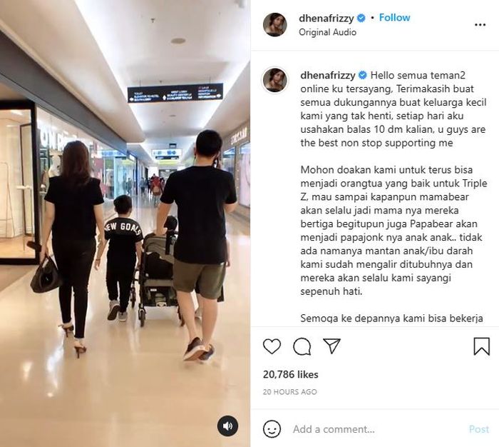 Kebersamaan Dhena Devanka dan Jonathan Frizzy