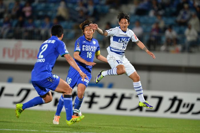 Irfan Bachdim saat membela klub Liga Jepang, Ventforet Kofu.