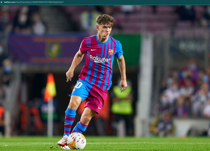 Pablo Mart&iacute;n P&aacute;ez Gavira alias Gavi, wonderkid terbaru dari Barcelona.