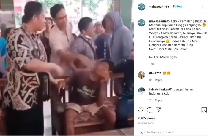 Pasrah ditampar dan ditinju hingga terjungkal, kakek pemulung ini ungkap jerit hatinya usai difitnah mencuri.