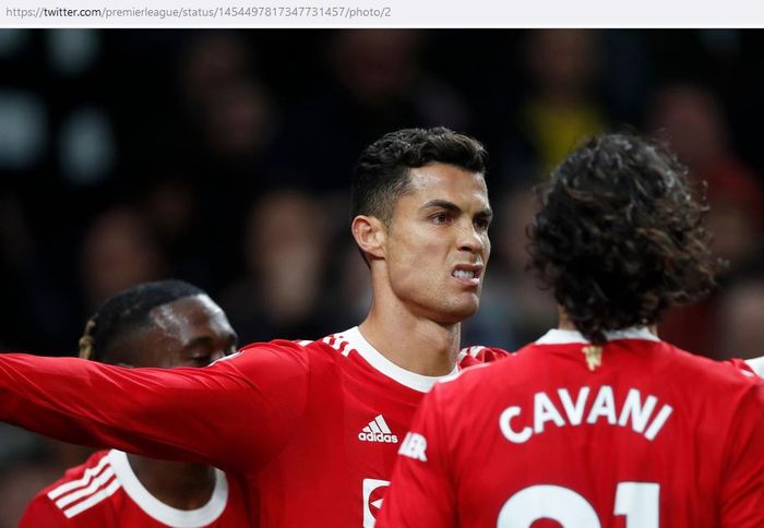 Cristiano Ronaldo tatap hakim garis, gol Spurs batal, Man United senyum berkat CR7 dalam laga Liga Inggris di Tottenham Hotspur Stadium.