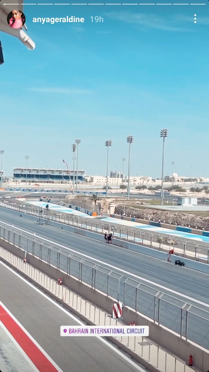 Anya Geraldine di Bahrain.
