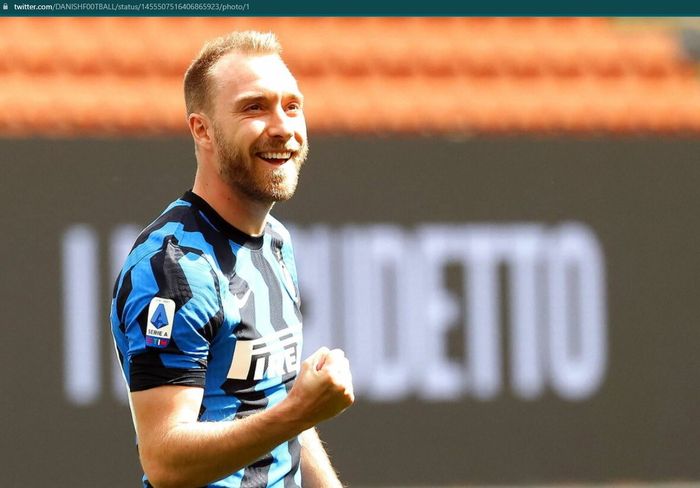 Gelandang serang milik Inter Milan asal Denmark, Christian Eriksen.