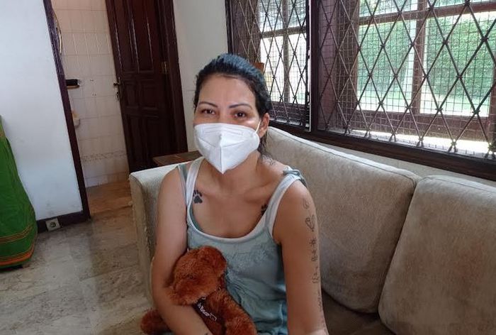 Melanie Subono ditemui di kawasan Lebak Bulus, Jakarta Selatan, Selasa (2/11/2021).