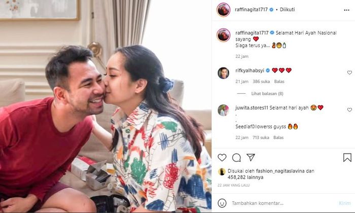 Permohonan Nagita Slavina pada Raffi Ahmad