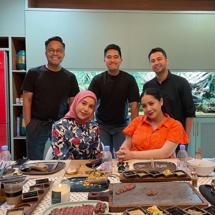 Pertemuan Nagita Slavina, Raffi Ahmad, dan Kaesang Pangarep