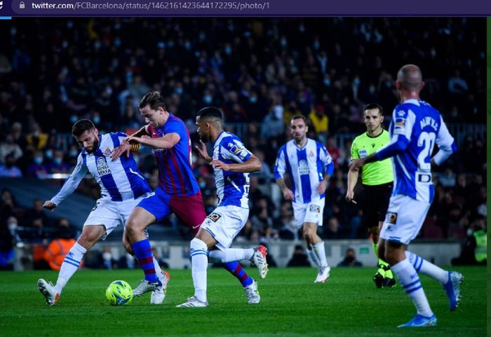 Barcelona menjamu Espanyol dalam laga pekan ke-14 Liga Spanyol 2021-2022 di Stadion Camp Nou, Sabtu (20/11/2021) waktu setempat atau Minggu pukul 03.00 WIB.