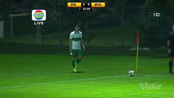 Bek PSIS Semarang, Alfeandra Dewangga jadi salah satu pemain yang tampil impresif saat timnas Indonesia menang 4-1 atas Myanmar di Ermihan Sports Complex, Antalya, Turki pada Kamis (25/11/2021).